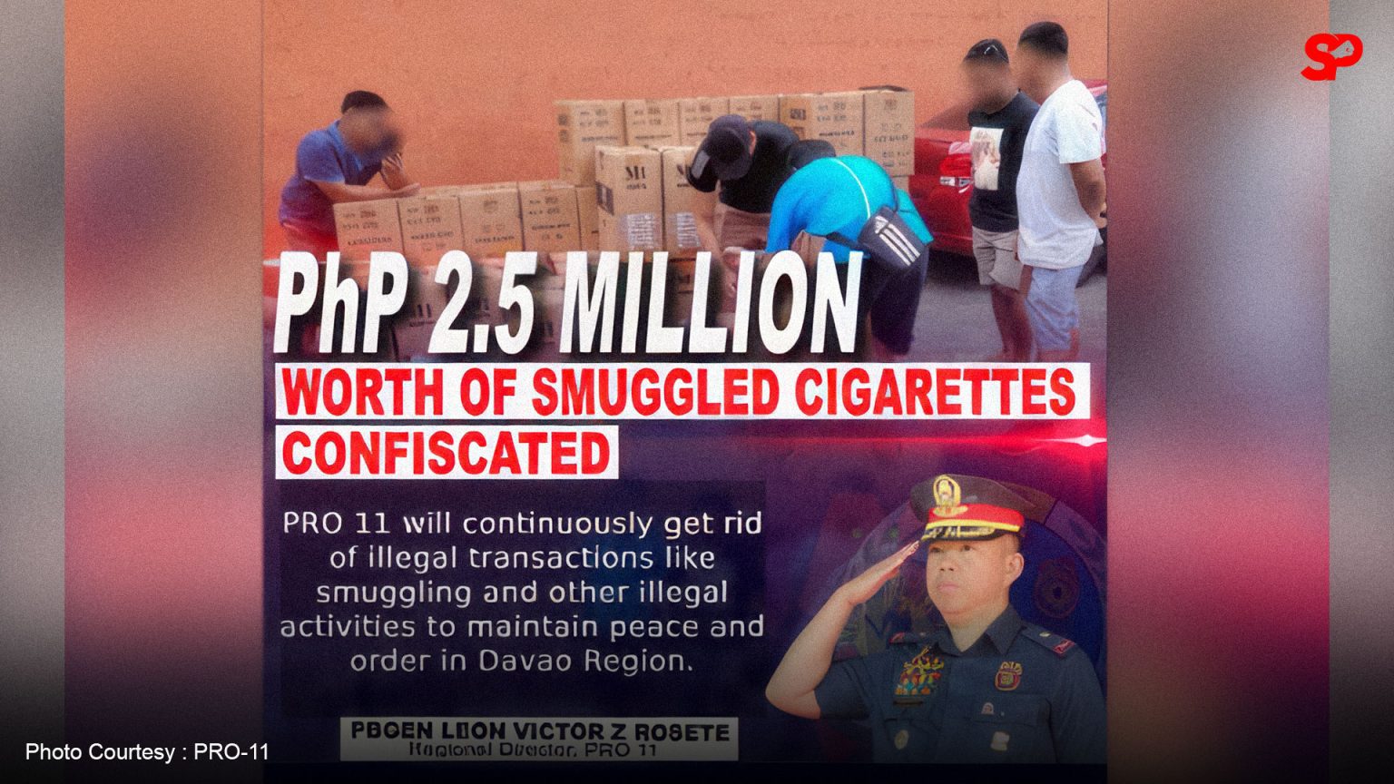 P2.5-M in smuggled cigarettes seized in Davao City - Sunday Punch