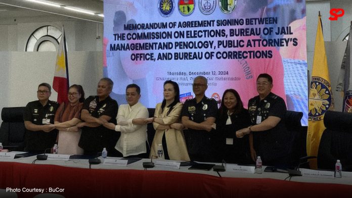 Comelec, BJMP, PAO, BuCor ink pact for PDL voting