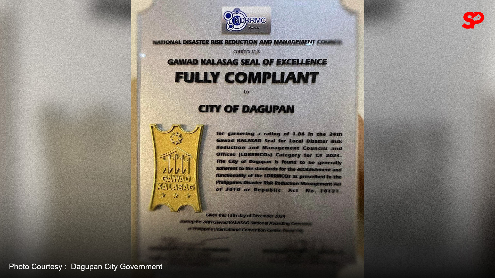 Dagupan award