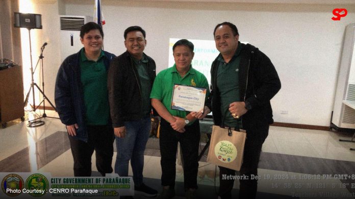 Parañaque City recognized as top performer for solid waste management