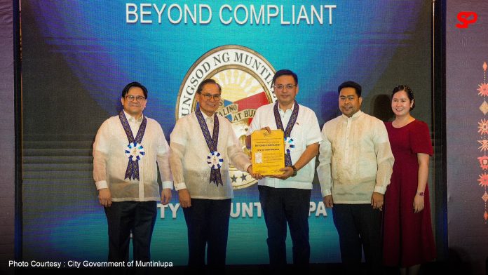 Muntinlupa receives Gawad Kalasag Seal of Excellence