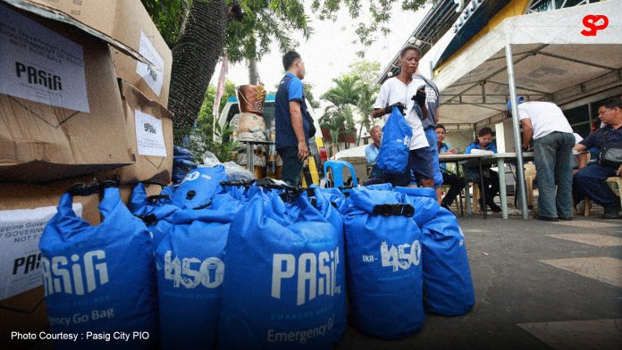 Pasig LGU distributes emergency go bags to TODAs