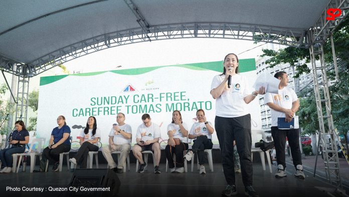 Car-free Tomas Morato on Sundays launched by Mayor Belmonte