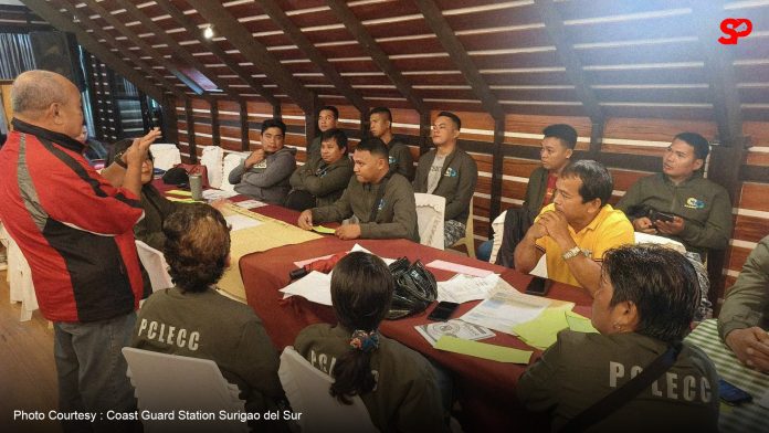 Surigao Sur Provincial Coast Guard joins coastal law enforcement meeting