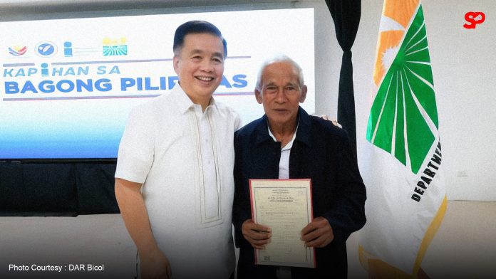 DAR gives nearly 21K land titles, condones loans in Bicol in 2024