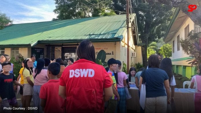 DSWD assists Kanlaon children-evacuees in learning activities