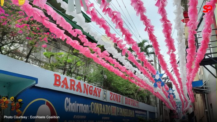 Group condemns use of single-use plastics as fiesta decors