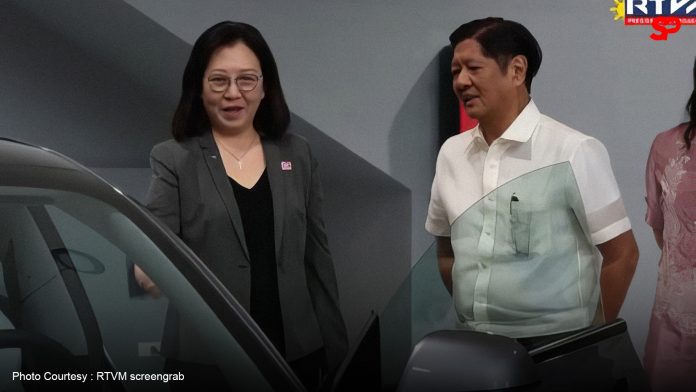 Marcos urges Tesla to manufacture EVs in PH