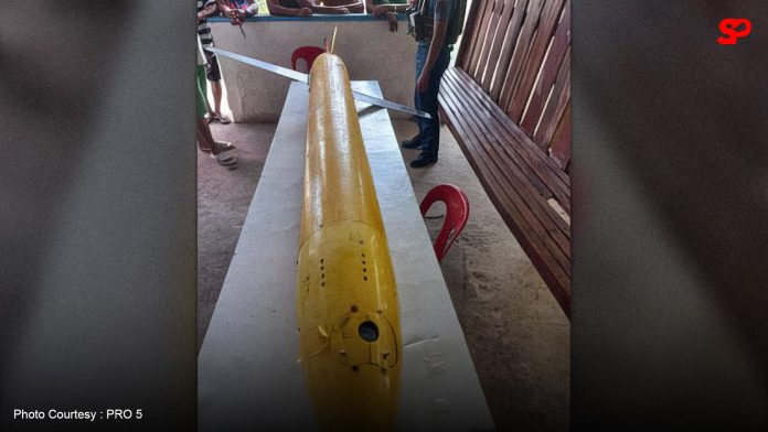 PH Navy Drone found off Masbate possibly launched by surface ship