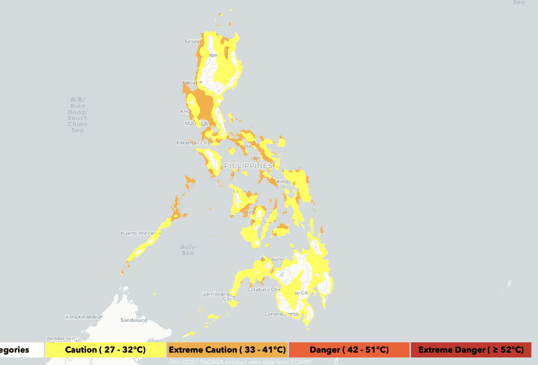 Rain in Mindanao, danger heat index in Luzon and Visayas on April 21 ...