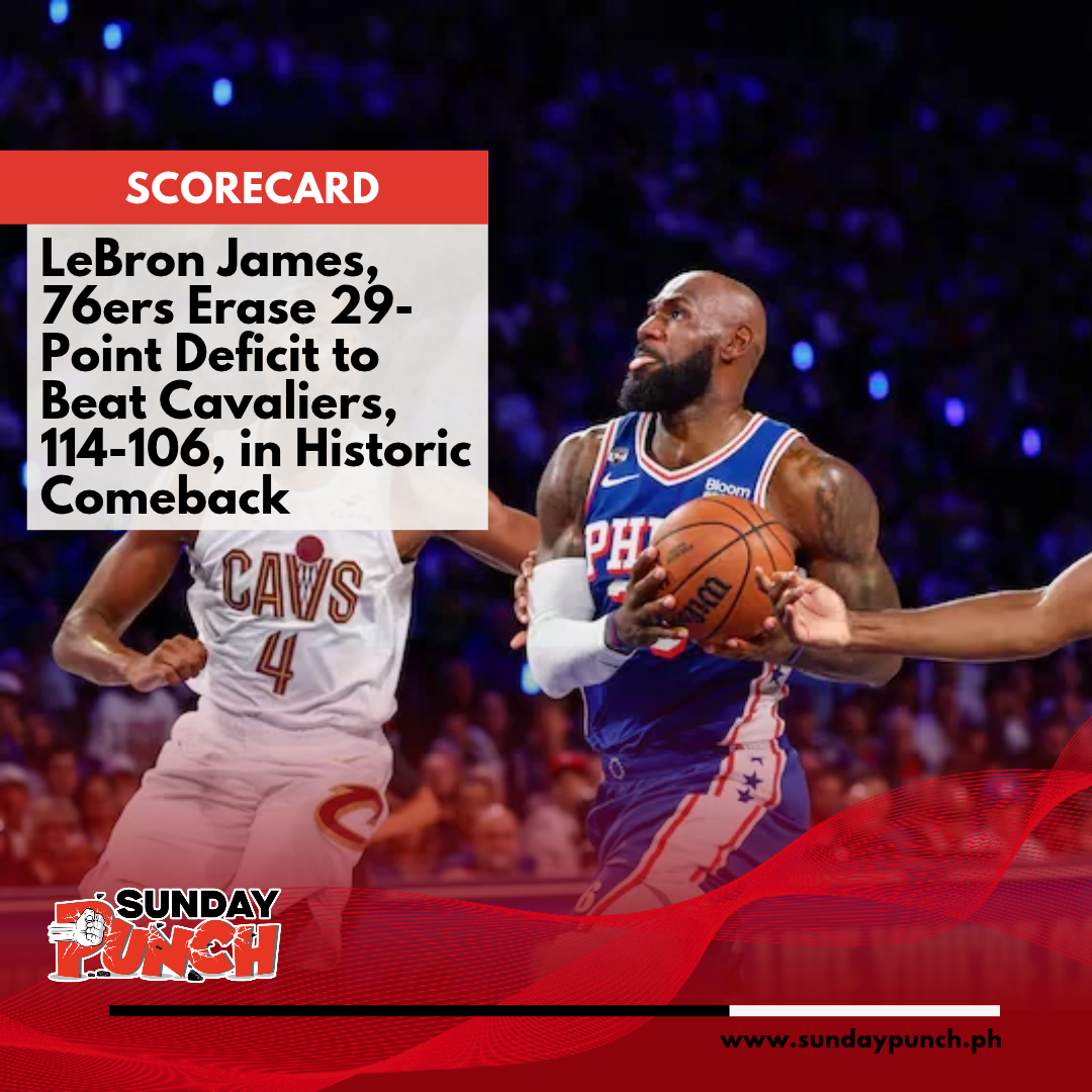 LeBron James and 76ers Complete Historic 29-Point Comeback to Stun ...